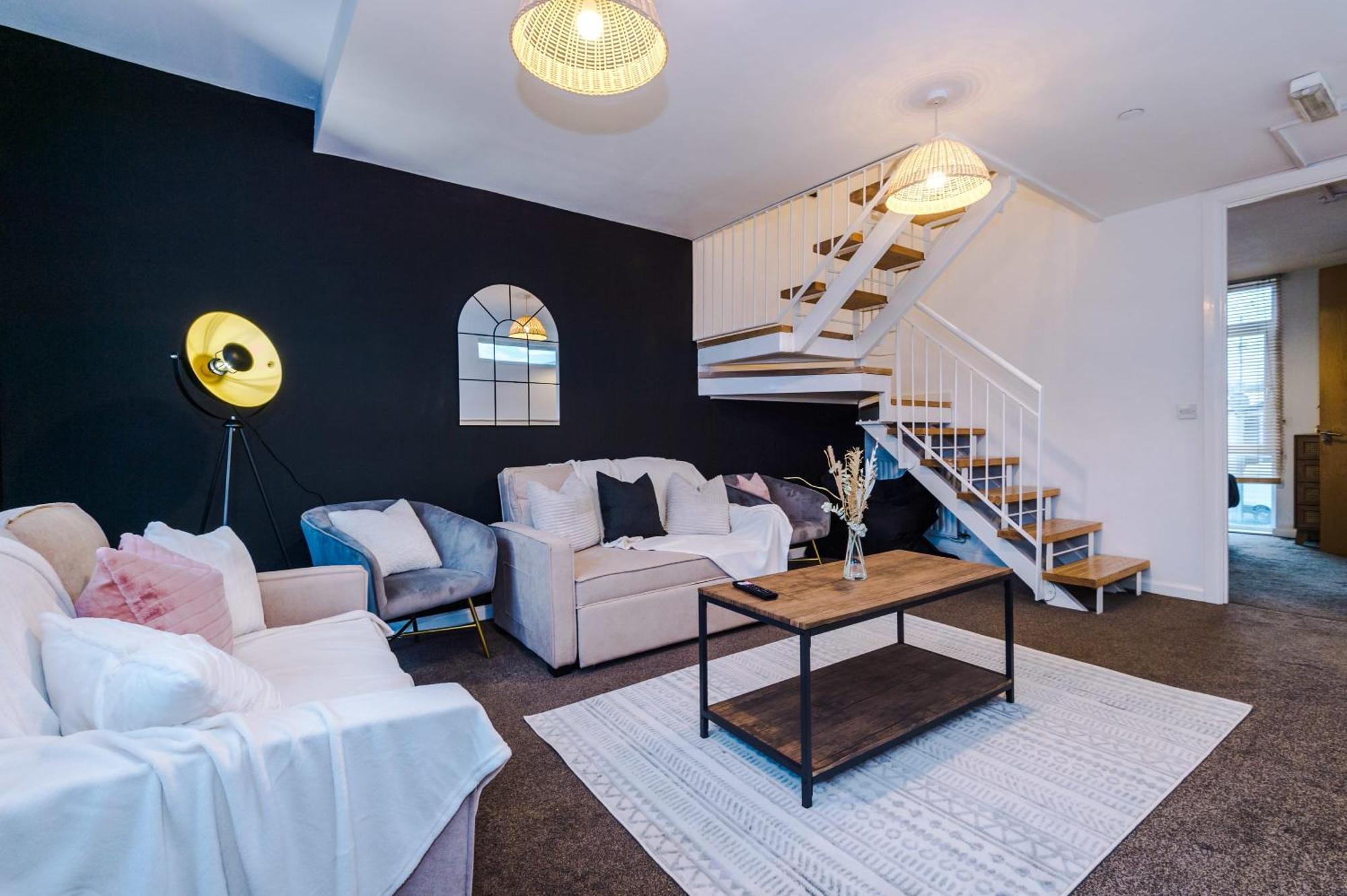 Rest&Recharge At A Spacious Townhouse By The Etihad Villa Manchester Dış mekan fotoğraf